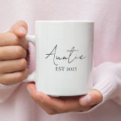 Auntie EST 2025に昇格 | 新しい叔母 コーヒーマグカップ