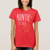 Auntie Est 2026 Honeycomb Design Tシャツ (正面)