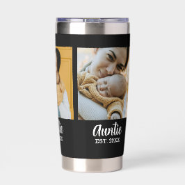 Auntie Established Script Black 3 Photo 保温保冷タンブラー