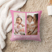 Auntie Ever 最高の Love You Most Pink 2 Photo クッション (ブランケット)