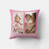 Auntie Ever 最高の Love You Most Pink 2 Photo クッション (裏面)