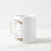 Auntie Goose On The Loose Funny Birthday Matching  コーヒーマグカップ (正面左)