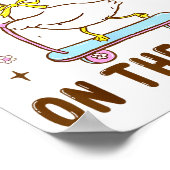 Auntie Goose On The Loose Funny Birthday Matching ポスター (角)