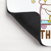 Auntie Goose On The Loose Funny Birthday Matching マウスパッド (コーナー)