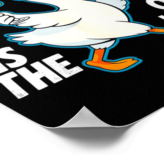 Auntie Goose On The Loose Funny Drinking Gift  ポスター (角)