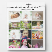 Auntie I Love You Photo Collage フォトプラーク (正面)