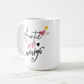 Auntie mi amigo baby clothes gift  コーヒーマグカップ (正面左)