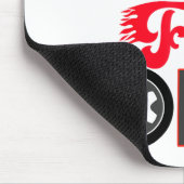 Auntie Of The Fast One Car Racing Dad 1st Birthday マウスパッド (コーナー)