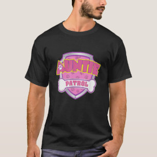 Auntie Patrolおもしろい - Dog Mom、パパ男性へ Women Tシャツ