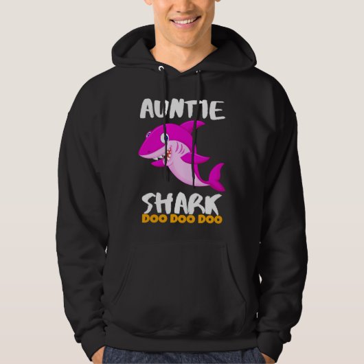 Auntie Shark  Last Minute パーカ (正面)