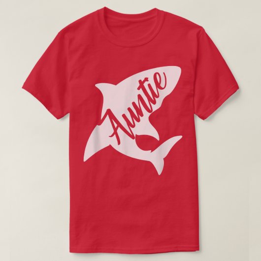 Auntie SharkMatching Family s Shark Tシャツ (デザイン正面)
