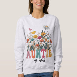 Auntie Sweatshirt, Custom, Promoted to Aunt スウェットシャツ