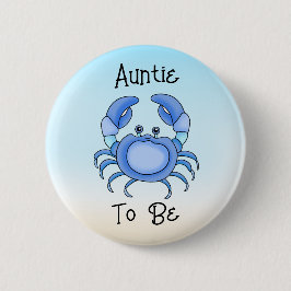 Auntie to be |かわいい魚を海の下 缶バッジ