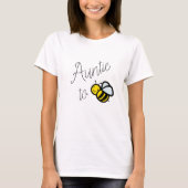 Auntie to Bee祖母の赤ちゃんシャワー Tシャツ (正面)