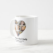 Auntie We love you Photo Instagram Collage コーヒーマグカップ (正面左)