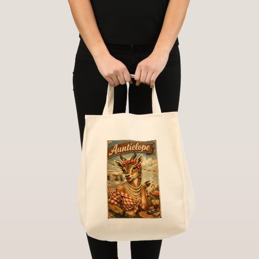 Auntielope Tote Bag トートバッグ (正面(商品))