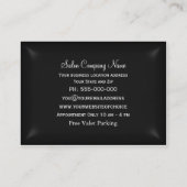 Auntielosaのエレガントなプロフェッショナル 名刺 (裏面)