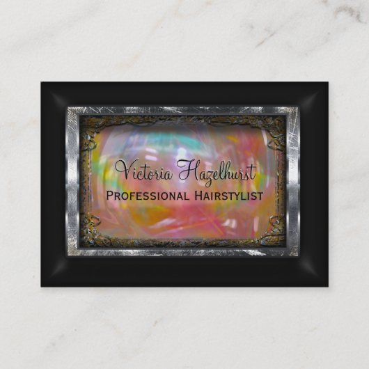 Auntielosaのエレガントなプロフェッショナル 名刺 (正面)