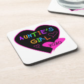 Aunties女の子tシャツ、マグカップ、帽子など コースター (左側)