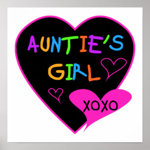 Aunties女の子tシャツ、マグカップ、帽子など ポスター