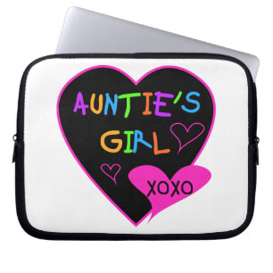 Aunties女の子tシャツ、マグカップ、帽子など ラップトップスリーブ