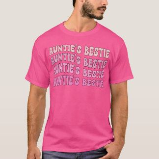 Aunties Bestie Groovy Retro 70s Funny Niece Nephew Tシャツ