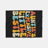 Auntie's Expensive Little Ie, Funny New Aunt Nephe フリースブランケット (正面(横))