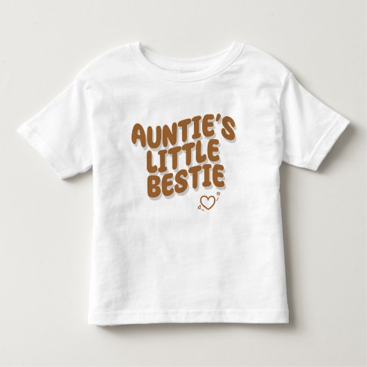 Auntie's Little Bestie トドラーTシャツ (正面)