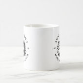 Auntie's Wine Club For Moms T-Shirt - Black コーヒーマグカップ (中央)