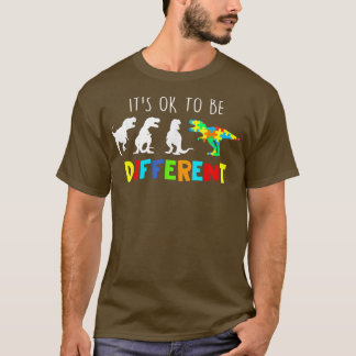 Auntiesaurus T Re Dinosaur It's Ok To Be Differen Tシャツ