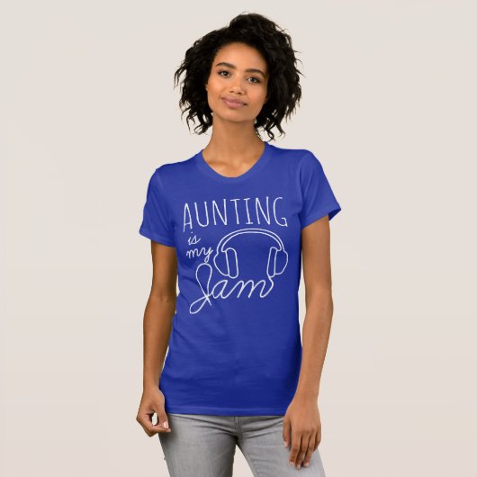 Auntingは私の込み合いのおもしろいです Tシャツ (正面フル)