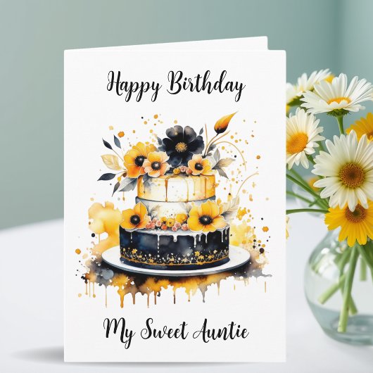 Aunt's Birthday | Sentimental Personalized カード