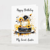 Aunt's Birthday | Sentimental Personalized カード (正面)