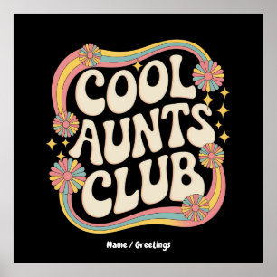 Aunts Clubのオーバーサイクールズなグラフィックおもしろいに参加する ポスター