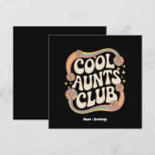 Aunts Clubのオーバーサイクールズなグラフィックおもしろいに参加する 招待状 (正面/裏面)