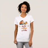 Aunts Heart Understands Autism Lovingly Shirt Tシャツ (正面フル)