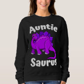 Auntsaurus Aunt Dinosaur  Dino スウェットシャツ (正面)