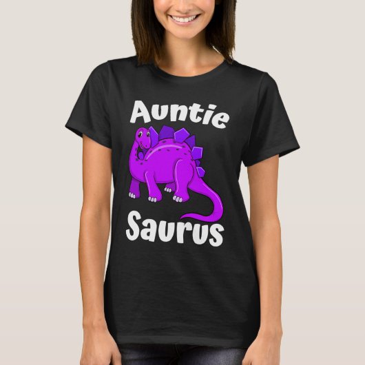 Auntsaurus Aunt Dinosaur  Dino Tシャツ (正面)