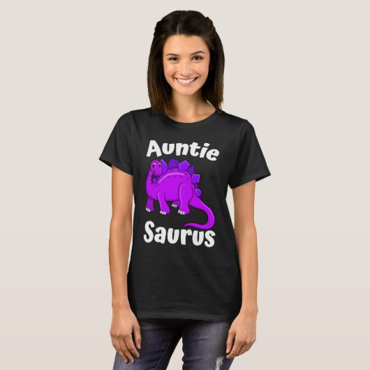 Auntsaurus Aunt Dinosaur  Dino Tシャツ (正面フル)