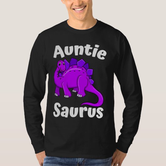 Auntsaurus Aunt Dinosaur  Dino Tシャツ (正面)