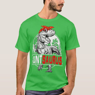 Auntsaurus T rex Dinosaur Aunt Saurus Family Match Tシャツ
