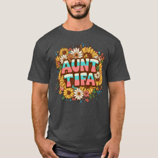 AuntTifa アート おもしろい おかしい 親戚 ファミリー Tシャツ
