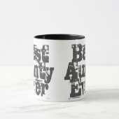 Aunty Ever 最高の - 2トーンのコーヒーマグ マグカップ (中央)