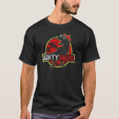 Auntysaurus Aunty Saurus Rex Dinosaur Family Match Tシャツ (正面)