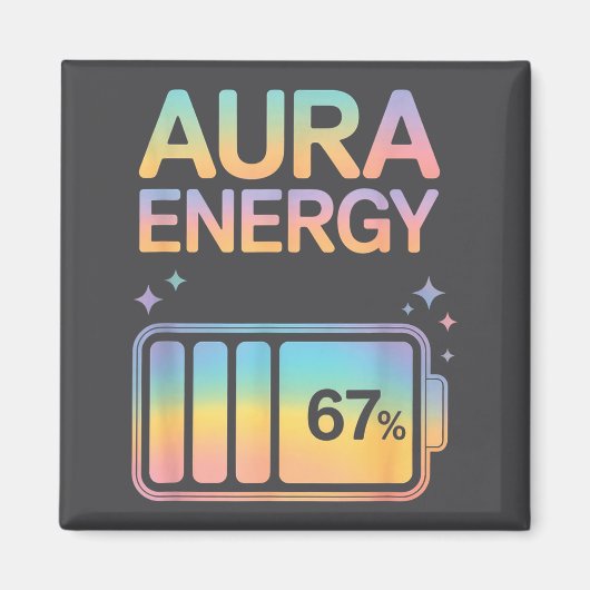 Auraエネルギー67%バッテリー マグネット (正面)