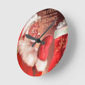 AURAザストッキング.jpg ラウンド壁時計 (傾斜)