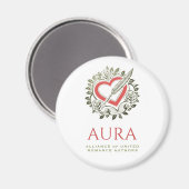 AURAマグネット赤と緑 マグネット (正面/裏面)