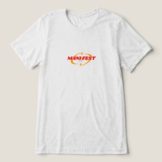 Aura11マニフェストTシャツ トライブレンドＴシャツ (デザイン正面)