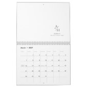 Aura11信じの雰囲気 カレンダー (3月 2027)