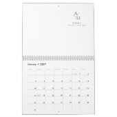 Aura11信じの雰囲気 カレンダー (1月 2027)